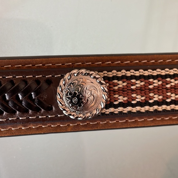 Cavender’s Leather Belt Size 28 - Picture 6 of 14